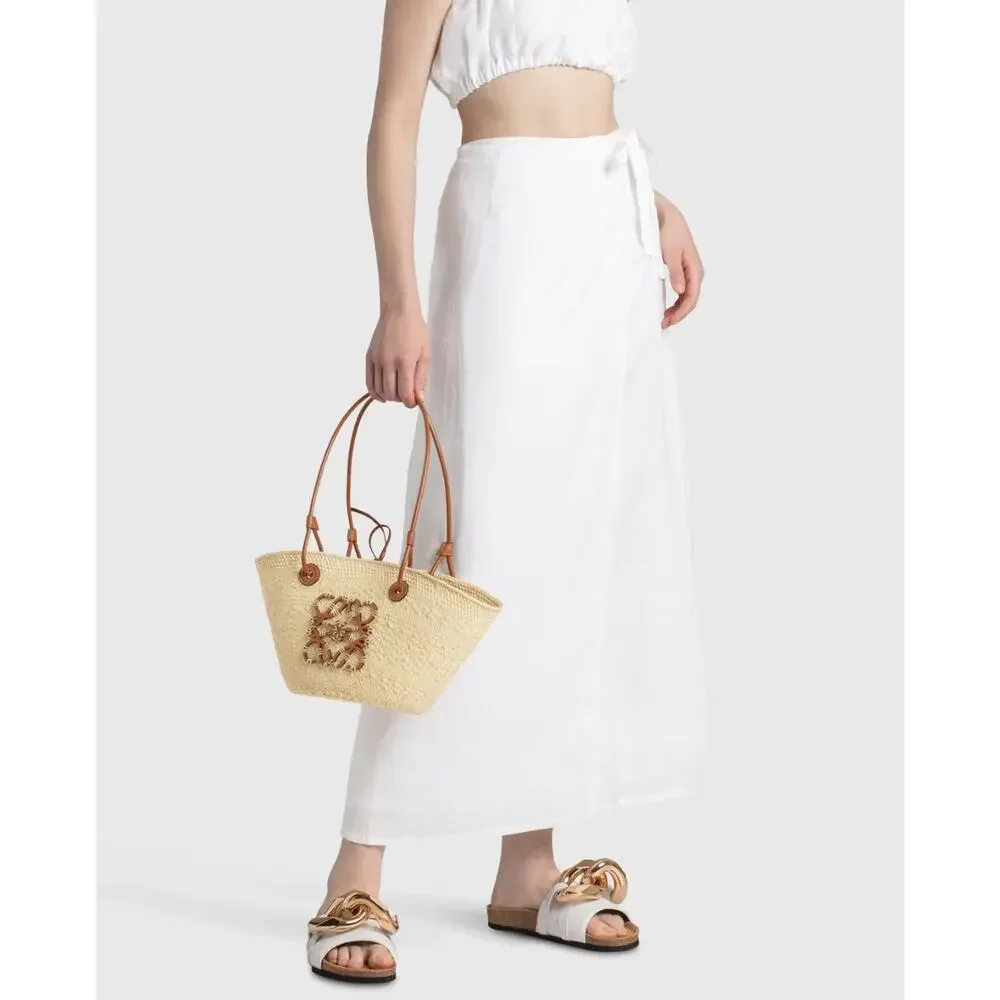 Faithfull The Brand Elodia Wrap Skirt 100% Linen 4 High Waist Side Tie-fastening - Picture 2 of 16